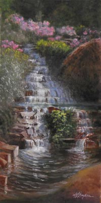 waterfall garden